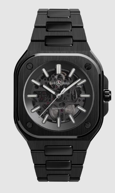 Bell & Ross BR 05 SKELETON BLACK CERAMIC BR05A-BL-SK-CE/SCE Replica Watch